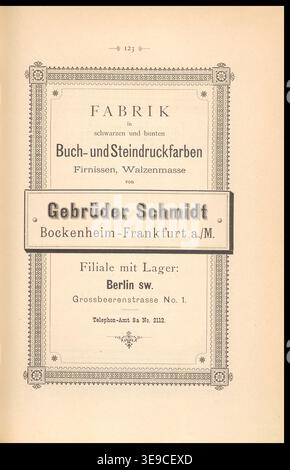Das 1891 *Hulfsbuch bei Herstellung und Preis-Berechnung von Druckwerken* von Hans Paul und Julius Friedrich Lehmann (1864–1935) bietet einen umfassenden Leitfaden zur Wirtschaft und den Prozessen der Druckproduktion. Dieses Buch wurde von L. Freund in Breslau veröffentlicht und enthält 43 Illustrationen und Tabellen, die die technischen Aspekte der Buchproduktion beschreiben, mit Schwerpunkt auf Kostenschätzung. Das Archivbild repräsentiert dieses bedeutende historische Werk im Verlagswesen. Stockfoto