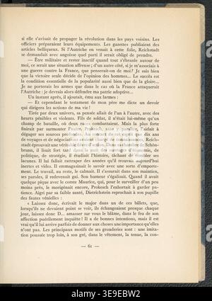 Octave Aubry (1881–1946) war ein französischer Historiker und Autor. „Le roi de Rome“ bezeichnet Napoleon II. (1811–1832), den Sohn Napoleons Bonapartes. Das Archivbild dokumentiert die Pariser Ausgabe von Band 2 aus dem Jahr 1937, veröffentlicht von Plon, die historische Inhalte Napoleon II. Darstellt Stockfoto
