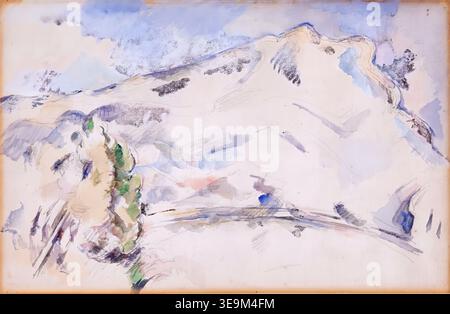 Paul Cézanne – Mont Sainte-Victoire (La Montagne Sainte-Victoire), 1897 | ArchiVerse Stockfoto