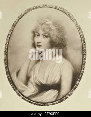 Lady Caroline Stewart (* 1798) war eine britische Aristokratin, die für ihre Beiträge zur Londoner Sozialszene bekannt war. Dieses Bild ist eine abgeschnittene Reproduktion eines Porträts aus einer Publikation mit einer begrenzten Auflage von 365 Exemplaren. Das Archivbild fängt die Eleganz des britischen Adels des 19. Jahrhunderts ein. Stockfoto