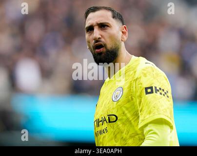 Manchester, Großbritannien. April 2026. Gianluigi Donnarumma aus Manchester City während des Spiels Manchester City gegen Arsenal Premier League im Etihad Stadium in Manchester. Der Bildnachweis sollte lauten: Andrew Yates/Sportimage Credit: Sportimage Ltd/Alamy Live News Stockfoto