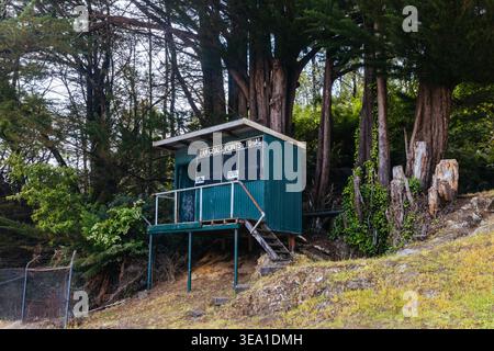 Die Stadt Queenstown in Tasmanien, Australien Stockfoto