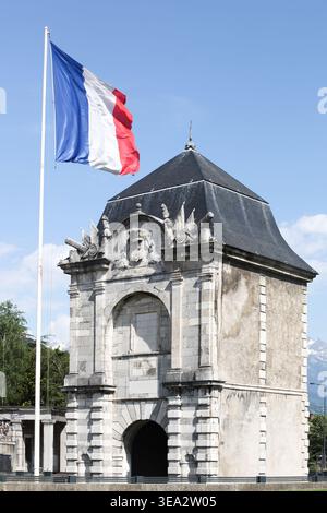Porte de France Gebäude in Grenoble, Frankreich Stockfoto