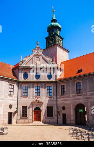 Die Münchner Residenz ist das ehemalige Königspalast in München Stockfoto