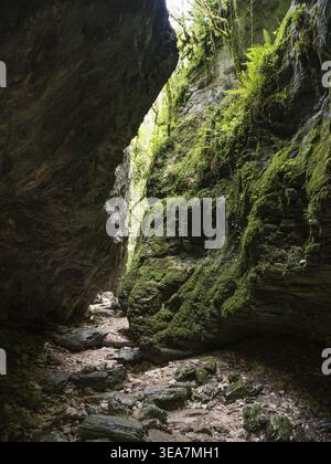 Gueulards Canyon, Drôme-Tal, Regionaler Naturpark Vercors, Frankreich, Europa Stockfoto