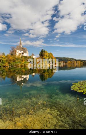 Maria Wörth, Wörthersee, Kärnten, Österreich Stockfoto
