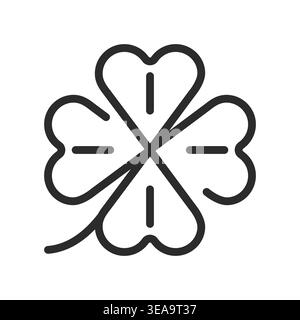 Kleeblatt-Symbol Stock Vektor