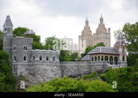 New York, NY, USA - 5. Juni 2019: Der größte Park im Central Park in New York City Stockfoto