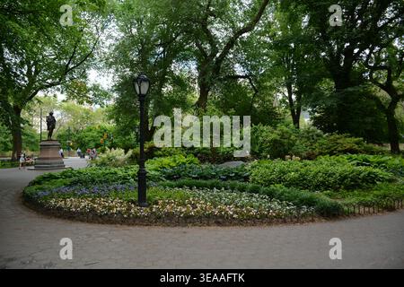 New York, NY, USA - 5. Juni 2019: Der größte Park im Central Park in New York City Stockfoto