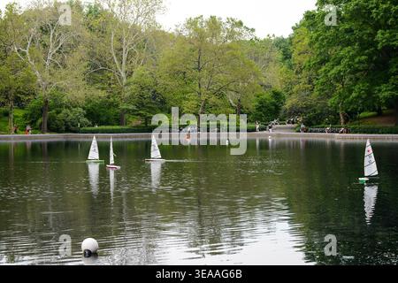 New York, NY, USA - 5. Juni 2019: Der größte Park im Central Park in New York City Stockfoto