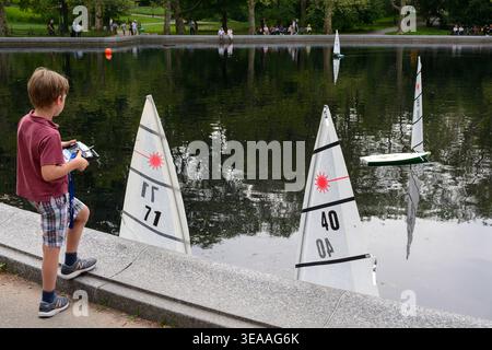 New York, NY, USA - 5. Juni 2019: Der größte Park im Central Park in New York City Stockfoto