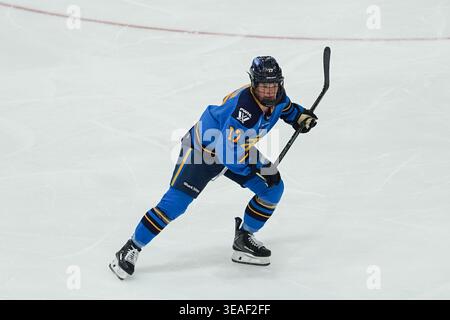 Toronto, Ontario, Kanada. April 2026. Defenderin Ella Shelton #17 der Toronto Sceptres während eines Spiels gegen die Toronto Sceptres und New York Sirens im Coca-Cola Coliseum am 21. April 2026 in Toronto, Kanada. (Kreditbild: © Leonardo Ramirez/eyepix via ZUMA Press Wire) NUR REDAKTIONELLE VERWENDUNG! Nicht für kommerzielle ZWECKE! Stockfoto