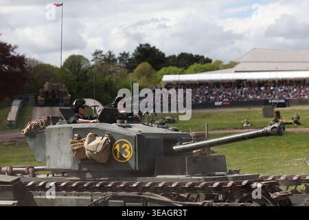 Churchill britischer Panzer aus dem Zweiten Weltkrieg Stockfoto