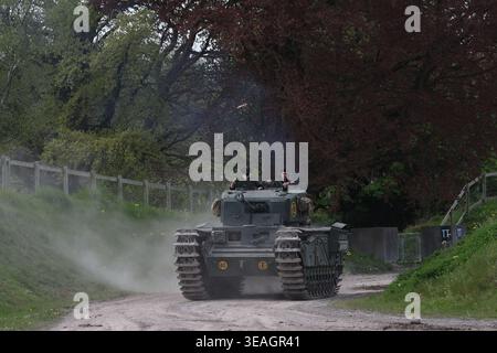 Churchill britischer Panzer aus dem Zweiten Weltkrieg Stockfoto