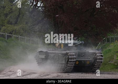 Churchill britischer Panzer aus dem Zweiten Weltkrieg Stockfoto