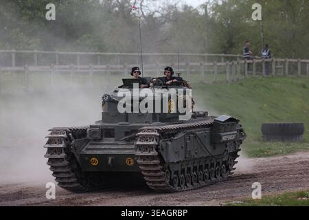 Churchill britischer Panzer aus dem Zweiten Weltkrieg Stockfoto