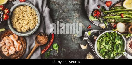 Salat, Quinoa, Superfood, fettarm, Salate, Quinoas Stockfoto