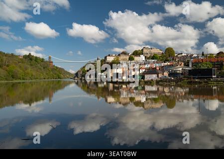 Die Clifton-Hängebrücke in Bristol, Großbritannien Stockfoto