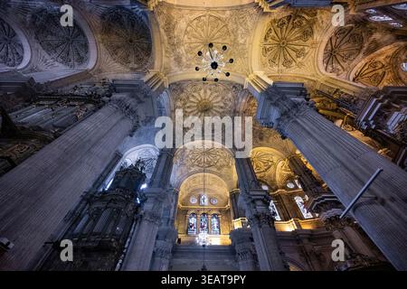 Malága Kathedrale Andalucía Spanien Stockfoto