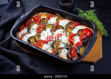 Gemüseauflauf, Parmigiana, Gemüseauflauf Stockfoto