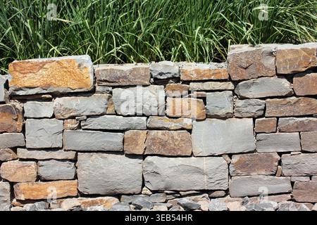 Steinmauer, Steinmauern Stockfoto