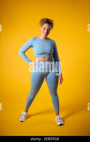 Sportlich, in Übergröße, Spaß, Leben Stockfoto