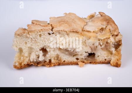 Angenehmer Vintage-Geschmack mit nostalgischem Apfelkuchen-Erlebnis. Erinnert an gemütliche Küchen mit traditioneller hausgemachter Apfel-charlotte Stockfoto