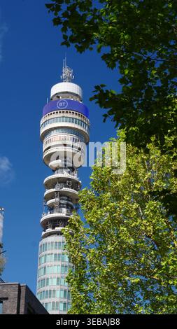 Der BT Tower im Zentrum von London Stockfoto
