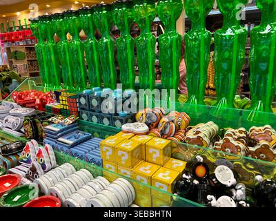Alien Fresh Jerky ROAD ATTRACTION, Alien Show 8. Juni 2021 in Baker California. Foto: Jennifer Graylock-Alamy917-519-7666 Stockfoto