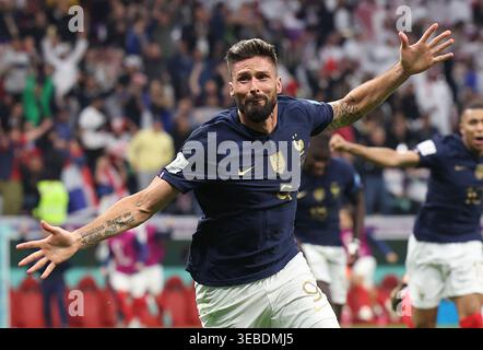 OLIVIER GIROUD, FIFA Fussball-Weltmeisterschaft Katar 2022 Stockfoto