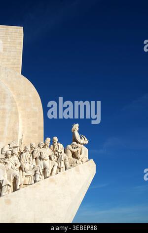 Denkmal der Entdeckungen, Belem, Lissabon, Portugal. Stockfoto