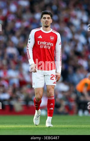 London, Großbritannien. April 2026. Arsenal Stürmer Kai Havertz (29) Portrait während des Spiels Arsenal gegen Newcastle United Premier League im Emirates Stadium, London, England am 25. April 2026 Credit: Phil Duncan/Every Second Media Credit: Every Second Media/Alamy Live News Stockfoto