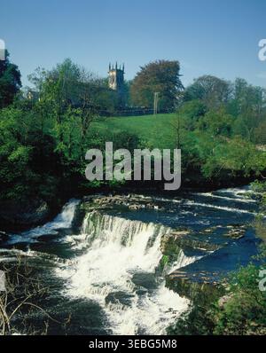 Vereinigtes Königreich. England. North Yorkshire Dales. Aysgarth Falls. Stockfoto