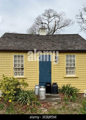 Antikes Cape Cod Haus in Brewster, Massachusetts Stockfoto