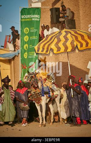 Durbar Festival in Zaria, Bundesstaat Kaduna, Nigeria am 22. März 2026 Stockfoto