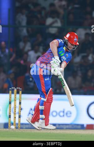 Neu-Delhi, Delhi, Indien. April 2026. David Miller von Delhi Capitals während Delhi Capitals vs Royal Challengers Bengaluru, 39. Spiel, Indian Premier League 2026 im Arun Jaitley Stadium, New Delhi, Indien am 27. April 2026. (Kreditbild: © Avijit das/ZUMA Press Wire) NUR REDAKTIONELLE VERWENDUNG! Nicht für kommerzielle ZWECKE! Quelle: ZUMA Press, Inc./Alamy Live News Stockfoto