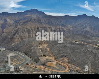 Jebel Jais, Ras al-Khaima Emirate, Vereinigte Arabische Emirate, Januar 2024 Stockfoto