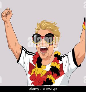Fußballmeisterschaft 2026 Stock Vektor
