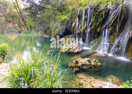 Gorges de les Planes, Planes d'Hostoles, Garrotxa, Girona, Spanien Stockfoto