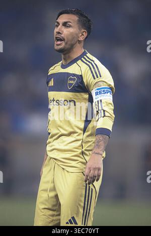 Belo Horizonte, Brasilien. April 2026. BELO HORIZONTE, BRASILIEN - 28. APRIL: Leandro Paredes von Boca Juniors ruft Anweisungen während eines Spiels zwischen Cruzeiro und Boca Juniors als Teil der Copa CONMEBOL Libertadores im Mineirao Stadium Stadium am 28. April 2026 in Belo Horizonte, Brasilien. (Foto von Pedro Vale/Sports Press Photo/Getty Images) Credit: SPP Sport Press Photo. /Alamy Live News Stockfoto