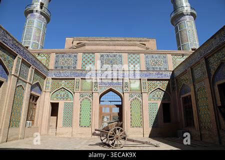 Architektonische Details der Großen Herat-Moschee in Afghanistan Stockfoto
