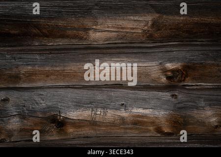 Dunkle Holzplanken-Textur. Stockfoto Stockfoto