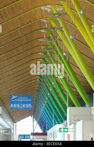Madrid, Flughafen Adolfo Suárez Madrid-Barajas // Madrid, Aerport Adolfo Suárez Madrid-Barajas Stockfoto