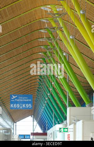 Madrid, Flughafen Adolfo Suarez Madrid-Barajas // Madrid, Aerport Adolfo Suarez Madrid-Barajas *** Madrid, Adolfo Suarez Madrid Barajas Flughafen Madrid Stockfoto