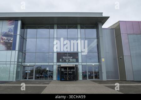 Außenansicht des Silverstone Museums, Stockfoto