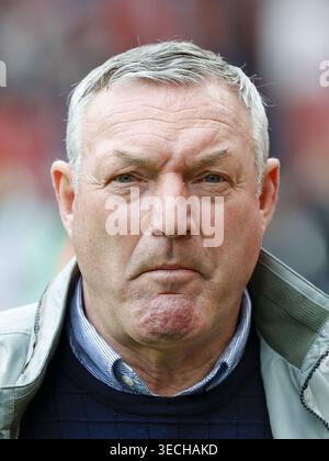 EINDHOVEN - Trainer Ron Jans des FC Utrecht vor dem niederländischen Eredivisie-Spiel zwischen PSV Eindhoven und FC Utrecht am 4. April 2026 im Philips Stadium in Eindhoven, Niederlande. MAURICE VAN STEEN / ANP Stockfoto