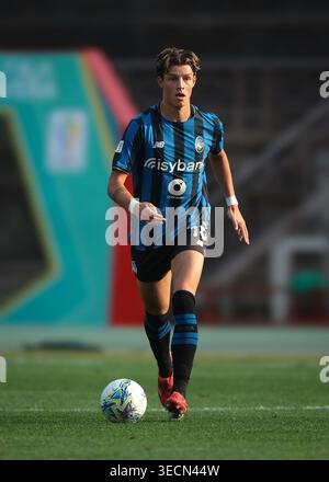 Mailand, Italien. April 2026. Gerard Ruiz von Atalanta beim Finale der Atalanta U20 gegen Juventus U20 Primavera Coppa Italia in der Arena Civica Gianni Brera, Mailand. Der Bildnachweis sollte lauten: Jonathan Moscrop/Sportimage Credit: Sportimage Ltd/Alamy Live News Stockfoto