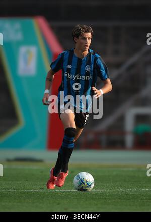 Mailand, Italien. April 2026. Gerard Ruiz von Atalanta beim Finale der Atalanta U20 gegen Juventus U20 Primavera Coppa Italia in der Arena Civica Gianni Brera, Mailand. Der Bildnachweis sollte lauten: Jonathan Moscrop/Sportimage Credit: Sportimage Ltd/Alamy Live News Stockfoto