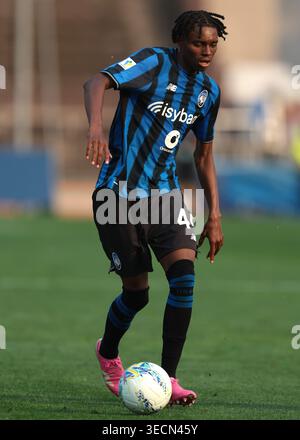 Mailand, Italien. April 2026. Javison Idele von Atalanta beim Finale der Atalanta U20 gegen Juventus U20 Primavera Coppa Italia in der Arena Civica Gianni Brera, Mailand. Der Bildnachweis sollte lauten: Jonathan Moscrop/Sportimage Credit: Sportimage Ltd/Alamy Live News Stockfoto
