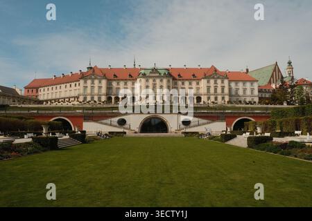 Königliches Schloss Łazienki und Gärten Warschau Stockfoto